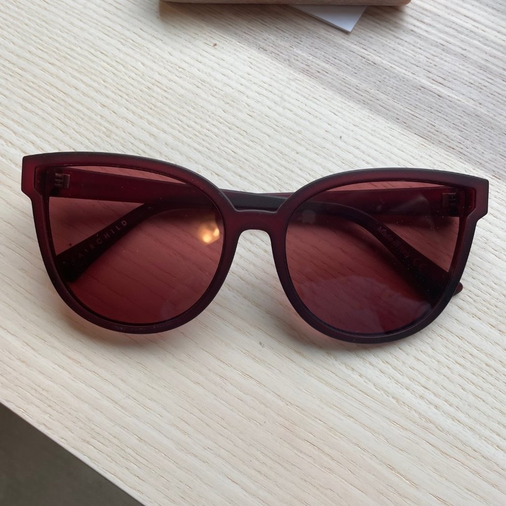 Von Zipper Fairchild Sunglasses - maroon - like new